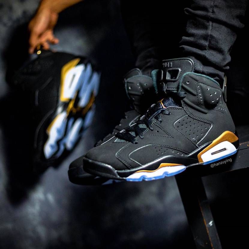 【販売リンクあり】4/22発売 NIKE AIR JORDAN 6 "DMP" BLACK/METALLIC GOLD 抽選/定価/販売店舗まとめ 13枚目