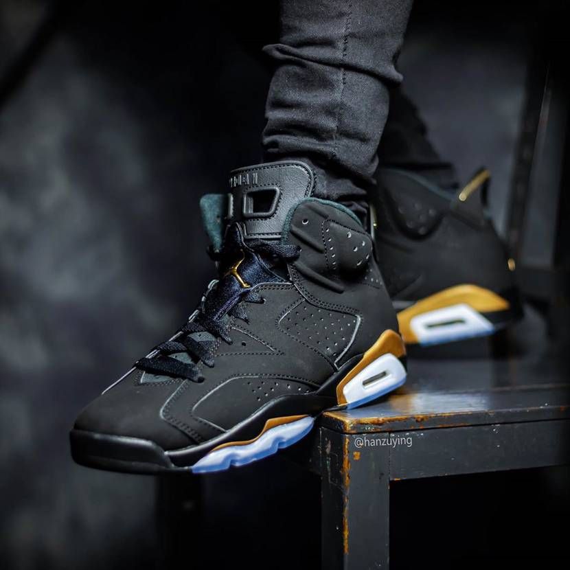 【販売リンクあり】4/22発売 NIKE AIR JORDAN 6 "DMP" BLACK/METALLIC GOLD 抽選/定価/販売店舗まとめ 11枚目
