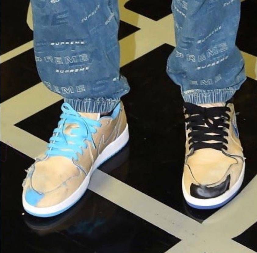 ナイキSB エアジョーダン1 ロー デザートオレ/ロイヤルブルーダーク 15枚目