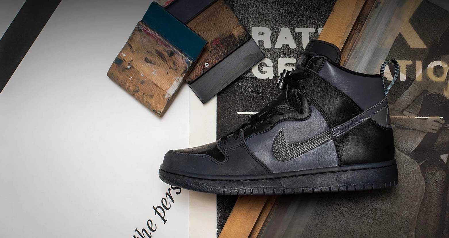 【販売リンクあり】10/25・10/29発売 FORTY PERCENTS AGAINST RIGHTS®×NIKE SB DUNK HIGH BLACK/NAVY 抽選/定価/販売店舗まとめ 2枚目