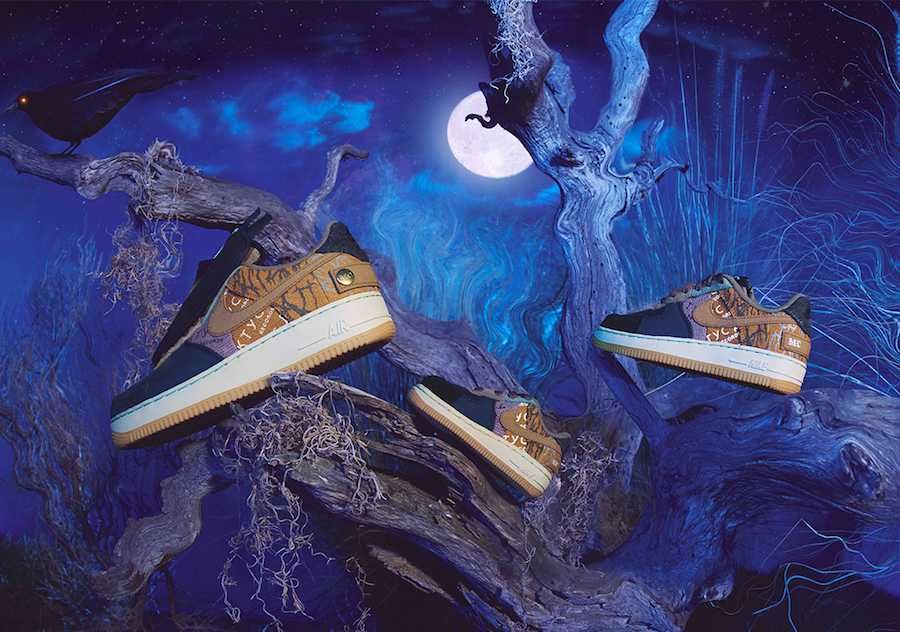 【スニダンで購入可】11/16発売 TRAVIS SCOTT × NIKE AIR FORCE 1 LOW "CACTUS JACK" 抽選/定価/販売店舗まとめ 2枚目
