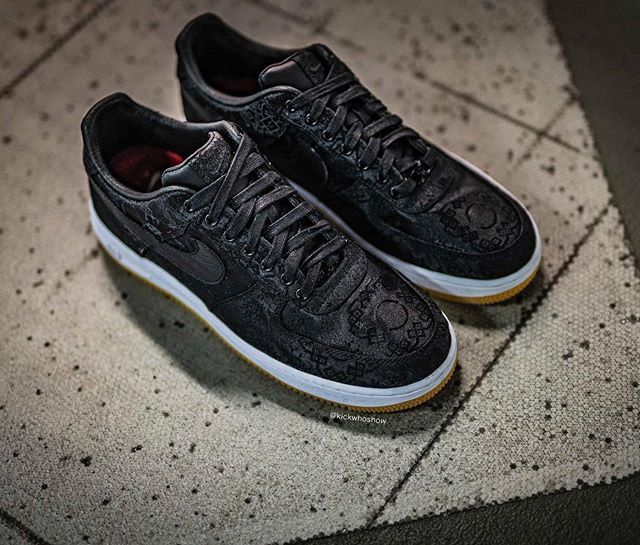 【スニダンで購入可】FRAGMENT×CLOT×NIKE AIR FORCE 1 LOW BLACK 7枚目