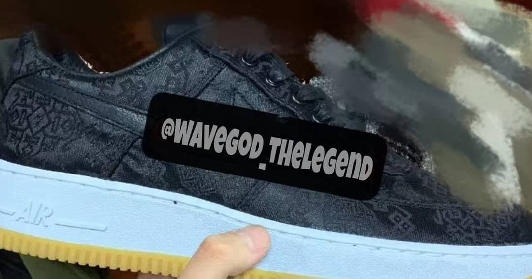 【スニダンで購入可】FRAGMENT×CLOT×NIKE AIR FORCE 1 LOW BLACK 12枚目