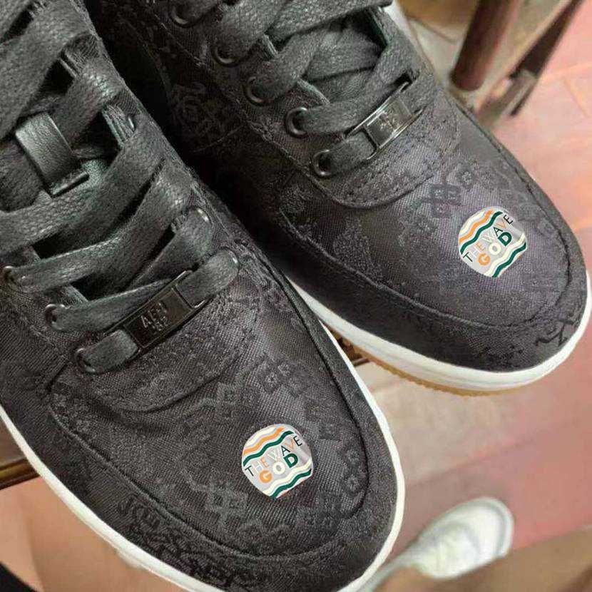 【スニダンで購入可】FRAGMENT×CLOT×NIKE AIR FORCE 1 LOW BLACK 11枚目