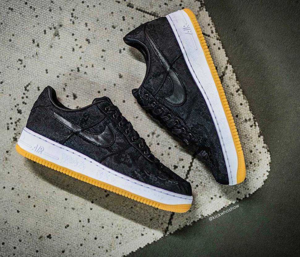 【スニダンで購入可】FRAGMENT×CLOT×NIKE AIR FORCE 1 LOW BLACK 9枚目