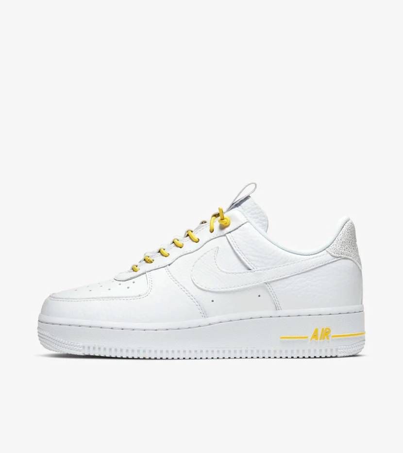 【スニダンで購入可】NIKE AIR FORCE 1 LUX "WHITE/CHROME YELLOW" 2枚目