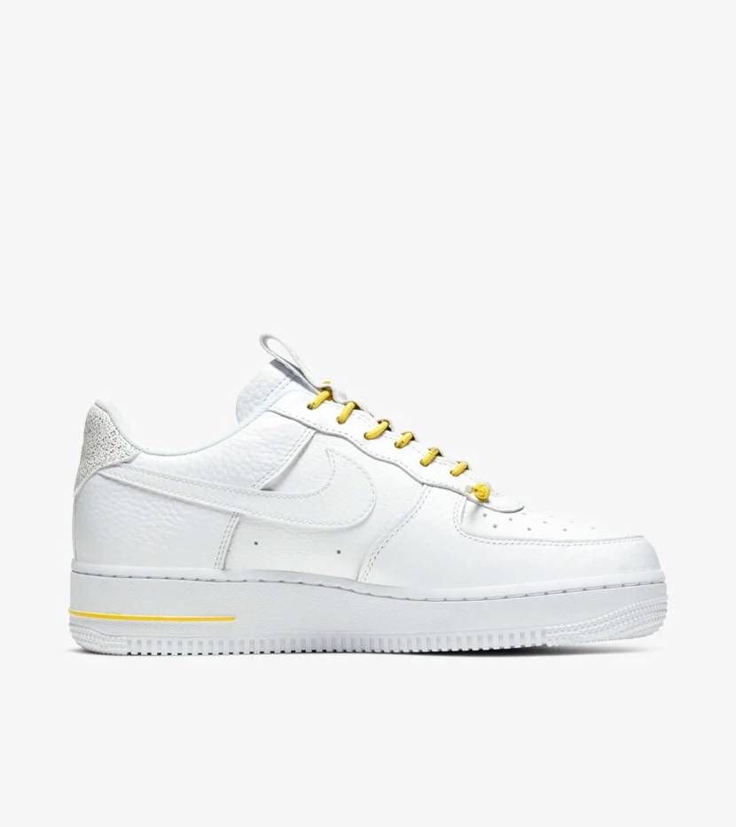 【スニダンで購入可】NIKE AIR FORCE 1 LUX "WHITE/CHROME YELLOW" 3枚目