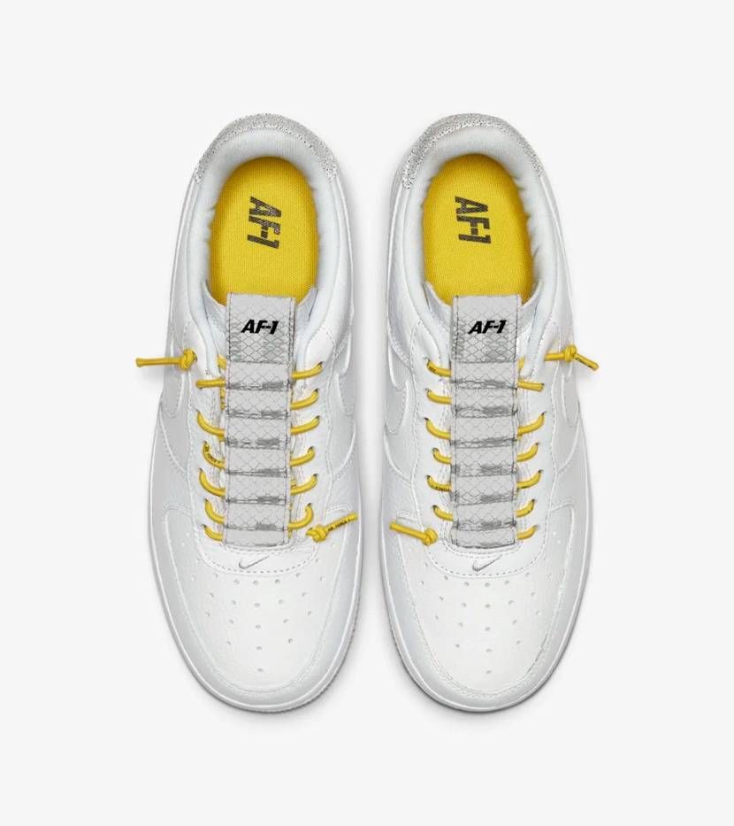 【スニダンで購入可】NIKE AIR FORCE 1 LUX "WHITE/CHROME YELLOW" 4枚目