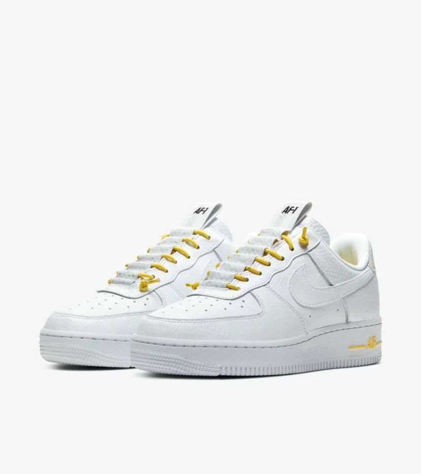 【スニダンで購入可】NIKE AIR FORCE 1 LUX "WHITE/CHROME YELLOW"