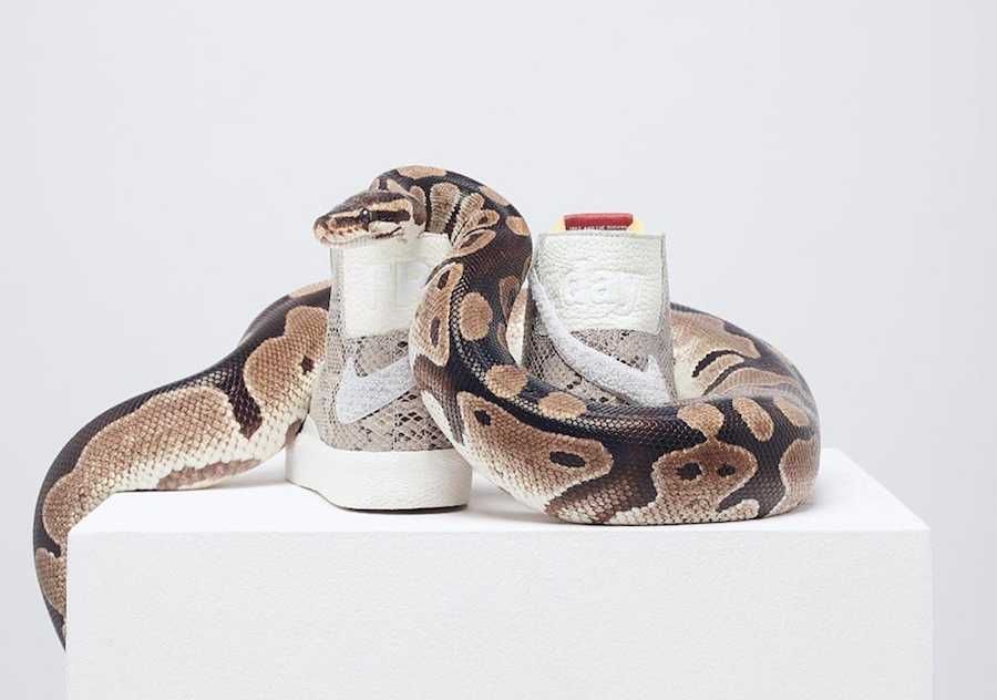 【スニダンで購入可】11/22発売 SOULLAND×NIKE SB BLAZER MID "SNAKESKIN" 抽選/定価/販売店舗まとめ　 3枚目