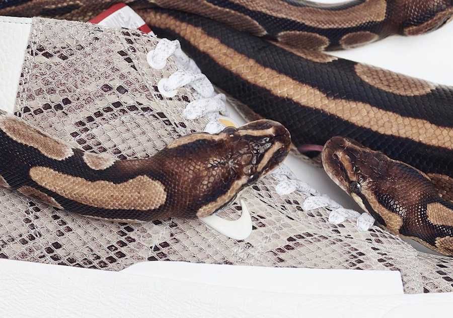 【スニダンで購入可】11/22発売 SOULLAND×NIKE SB BLAZER MID "SNAKESKIN" 抽選/定価/販売店舗まとめ　 4枚目