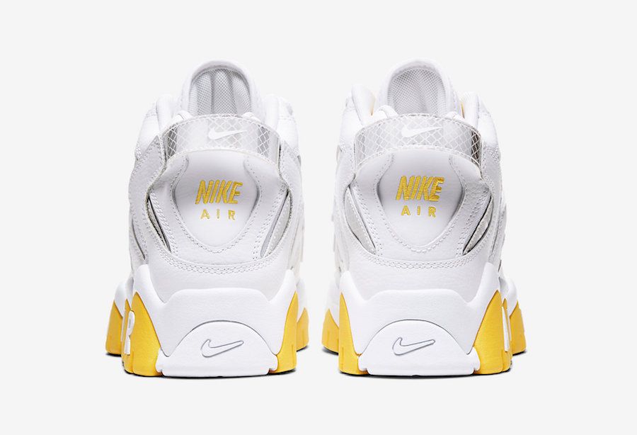 ナイキ エアバラージ ミッド ホワイト/イエロー 8枚目
