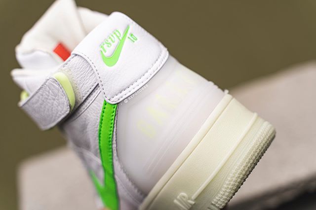 【リーク】RSVP GALLERY×NIKE AIR FORCE 1 HIGH WHITE/NEON GREEN 6枚目
