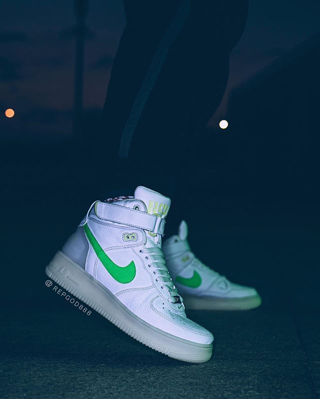 【リーク】RSVP GALLERY×NIKE AIR FORCE 1 HIGH WHITE/NEON GREEN 3枚目