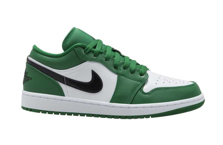 【販売リンクあり】1/21・2/29発売 NIKE AIR JORDAN 1 LOW "PINE GREEN/WHITE" 抽選/定価/販売店舗まとめ 2枚目