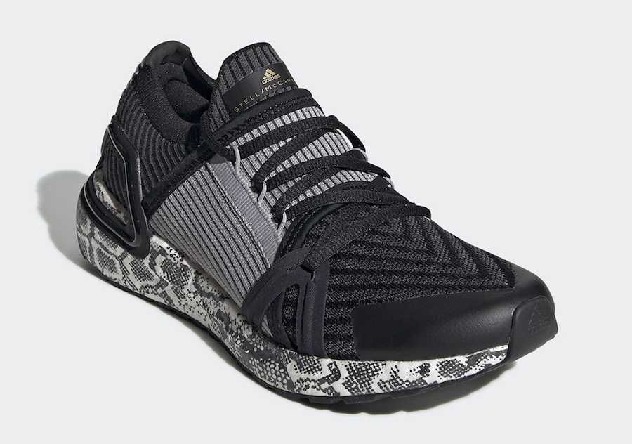 ステラ・マッカートニー×アディダス ウルトラブースト2020 ブラックホワイト/ソリッドグレー 2枚目