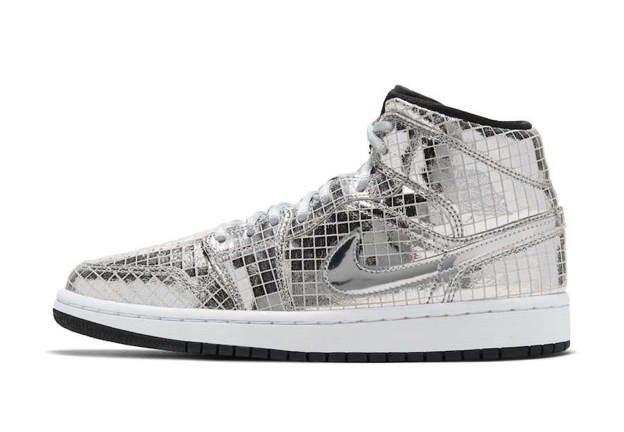 【販売リンクあり】2/14発売 NIKE WMNS AIR JORDAN 1 MID "DISCO BALL" 抽選/定価/販売店舗まとめ 3枚目