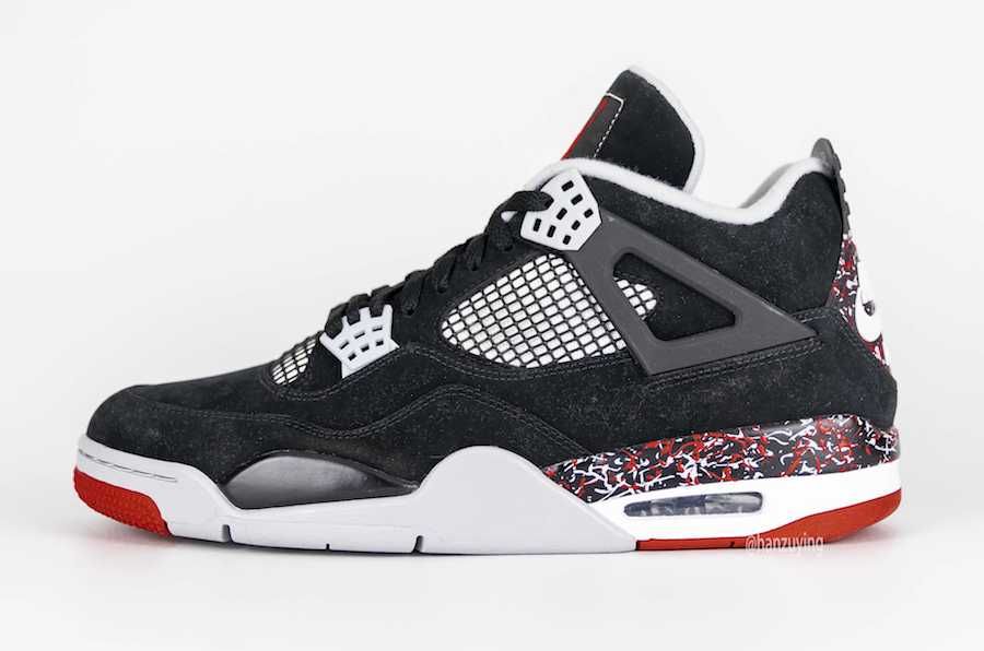 OVO×ナイキ エアジョーダン4 レトロ スプラッター 2枚目