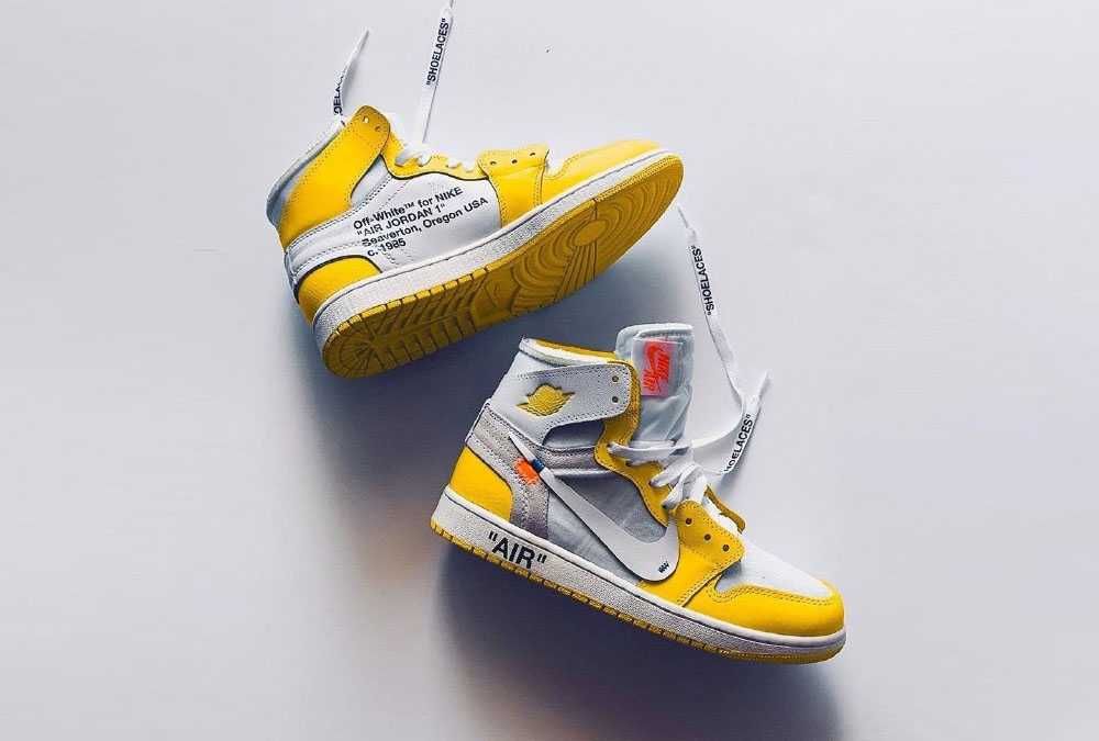 【2020年発売噂】OFF-WHITE×NIKE AIR JORDAN 1 HIGH "YELLOW" 抽選/定価/販売店舗まとめ 8枚目