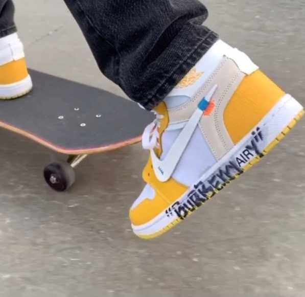 【2020年発売噂】OFF-WHITE×NIKE AIR JORDAN 1 HIGH "YELLOW" 抽選/定価/販売店舗まとめ 9枚目