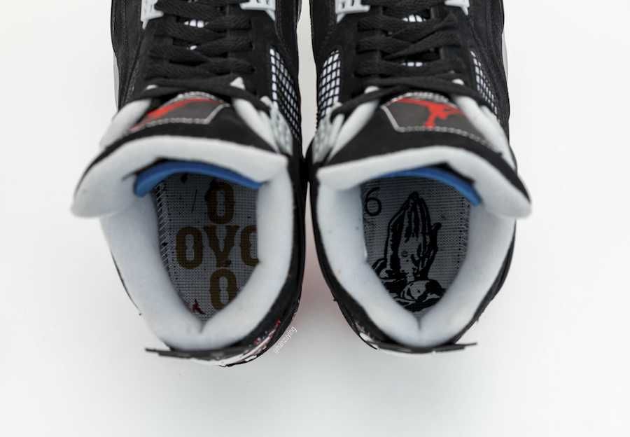 OVO×ナイキ エアジョーダン4 レトロ スプラッター 7枚目