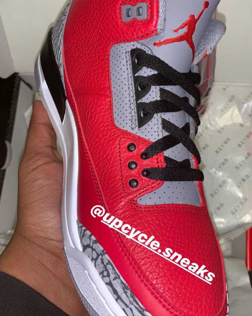 【スニダンで取扱中】2/15発売 NIKE AIR JORDAN 3 "RETRO U / RED CEMENT" 抽選/定価/販売店まとめ 11枚目