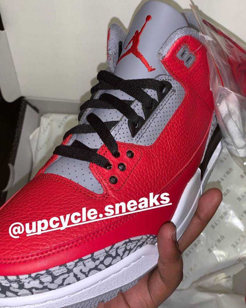 【スニダンで取扱中】2/15発売 NIKE AIR JORDAN 3 "RETRO U / RED CEMENT" 抽選/定価/販売店まとめ 10枚目