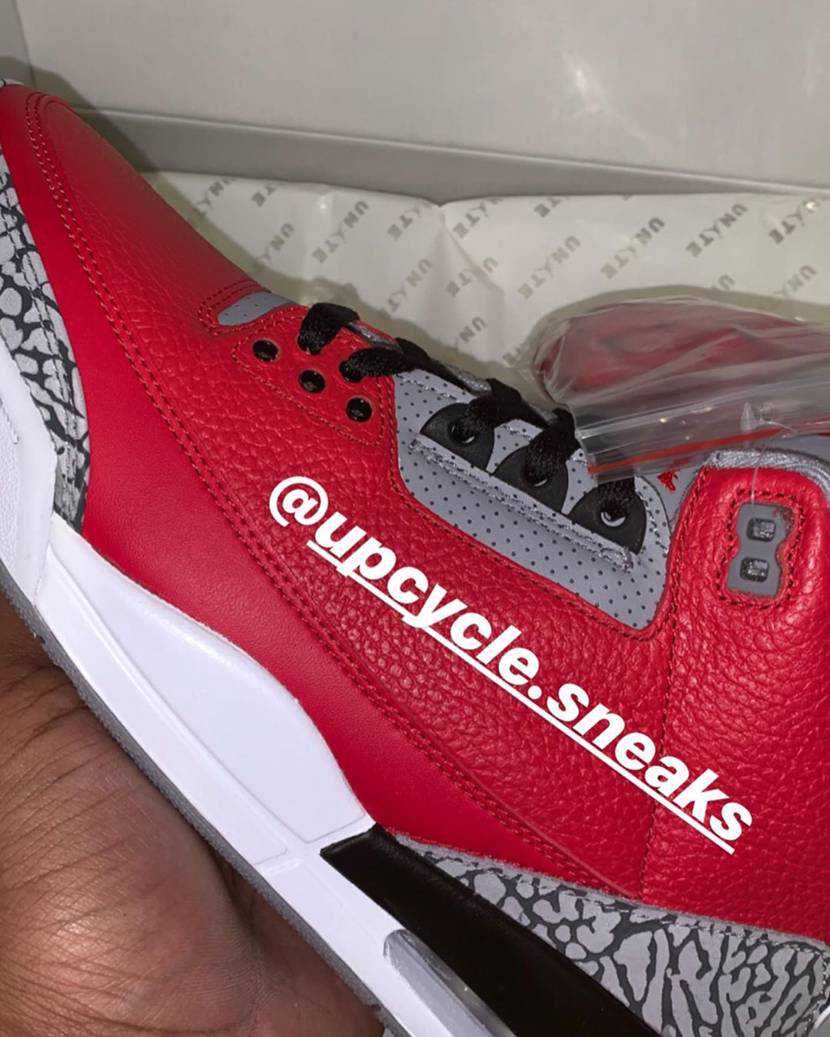 【スニダンで取扱中】2/15発売 NIKE AIR JORDAN 3 "RETRO U / RED CEMENT" 抽選/定価/販売店まとめ 12枚目