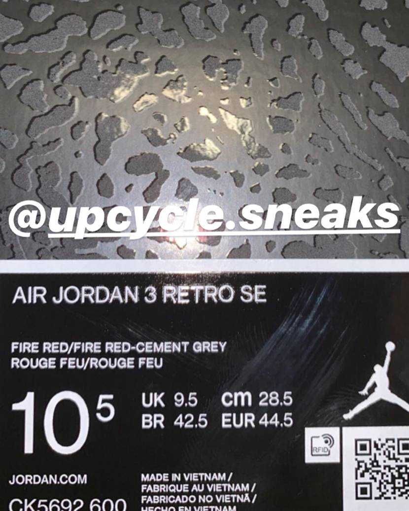 【スニダンで取扱中】2/15発売 NIKE AIR JORDAN 3 "RETRO U / RED CEMENT" 抽選/定価/販売店まとめ 14枚目