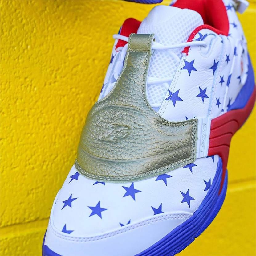 アトモス×リーボック アンサーV "ホワイト/レッド" 2枚目