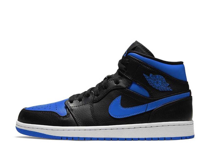 Air jordan 1 mid black best sale