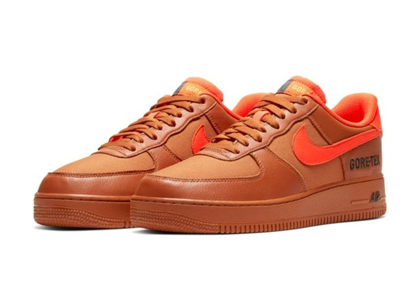 【スニダンで購入可】NIKE AIR FORCE 1 LOW GORE-TEX "DESERT ORANGE"