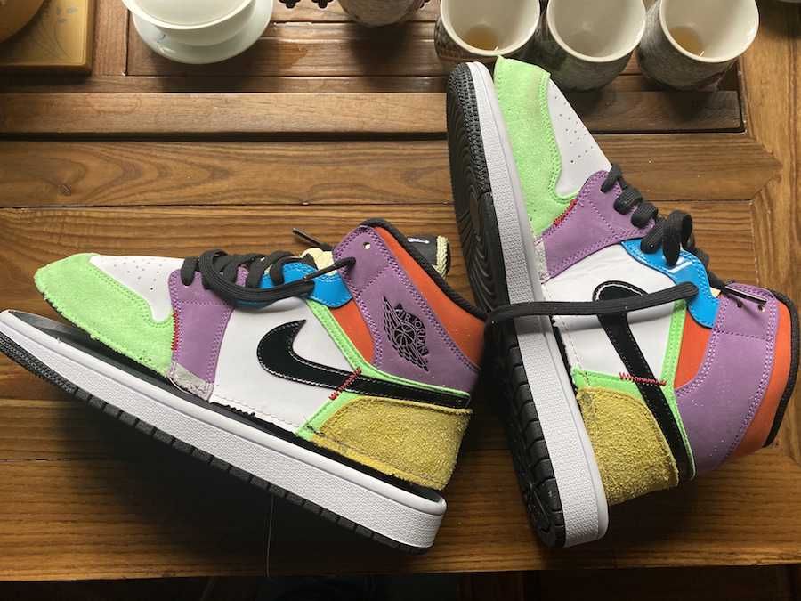 【4/9発売】NIKE AIR JORDAN 1 MID "MULTICOLOR" 抽選/定価/販売店舗あり 14枚目