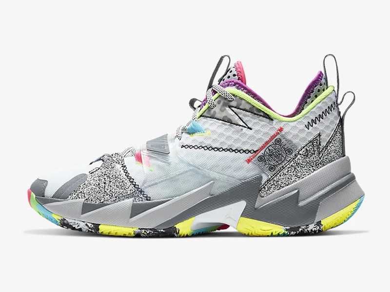 ナイキ ジョーダン ワイノットゼロ.3 "ホワイト/グレー" 3枚目