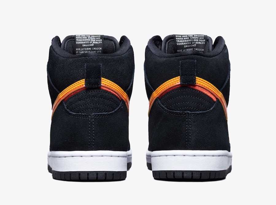 ナイキSB ダンク ハイ プロ "ブラック/チームオレンジ" 5枚目