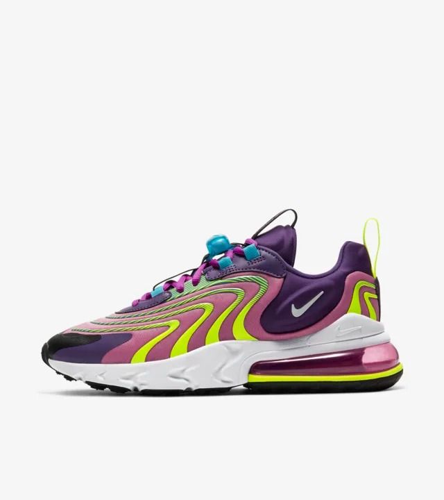 ナイキ ウィメンズ エアマックス270リアクト "エッグプリント/ホワイト" 2枚目