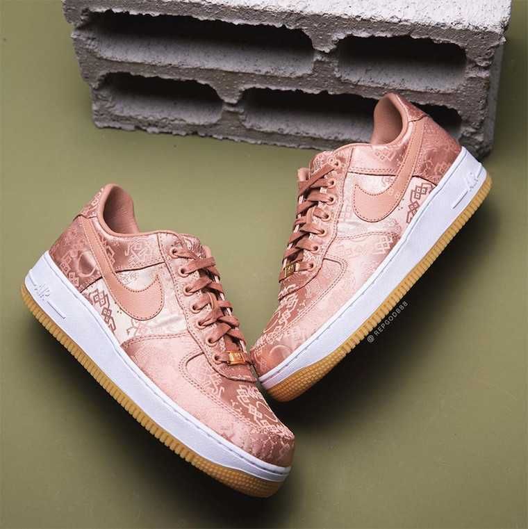 【スニダンで購入可】CLOT×NIKE AIR FORCE 1 LOW "ROSE GOLD" 9枚目