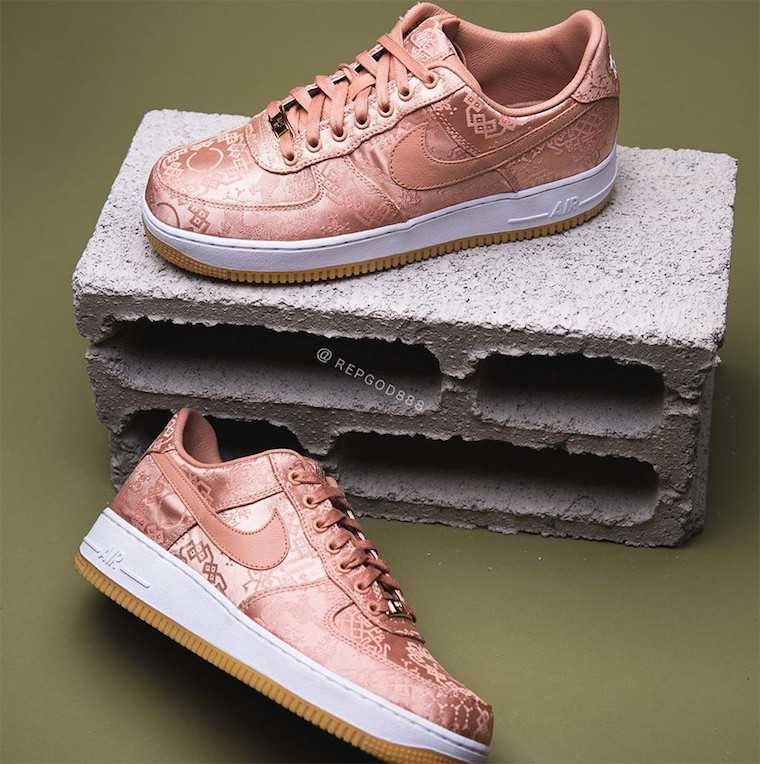 【スニダンで購入可】CLOT×NIKE AIR FORCE 1 LOW "ROSE GOLD" 12枚目