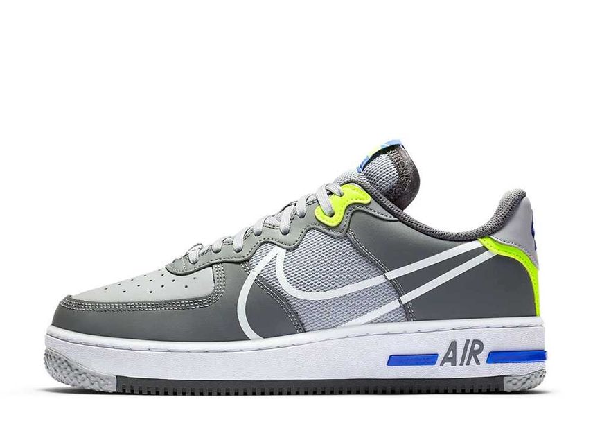 Air force 1 top react d/ms/x white black