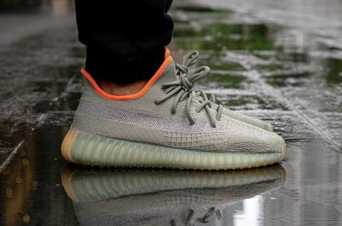 【スニダンで購入可】3/28発売 ADIDAS YEEZY BOOST 350 V2 "DESERT SAGE" 抽選/定価/販売店舗まとめ 10枚目