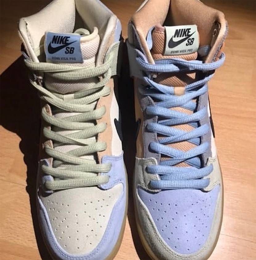 【スニダンで購入可】NIKE SB DUNK HIGH "EASTER SPECTRUM" 13枚目