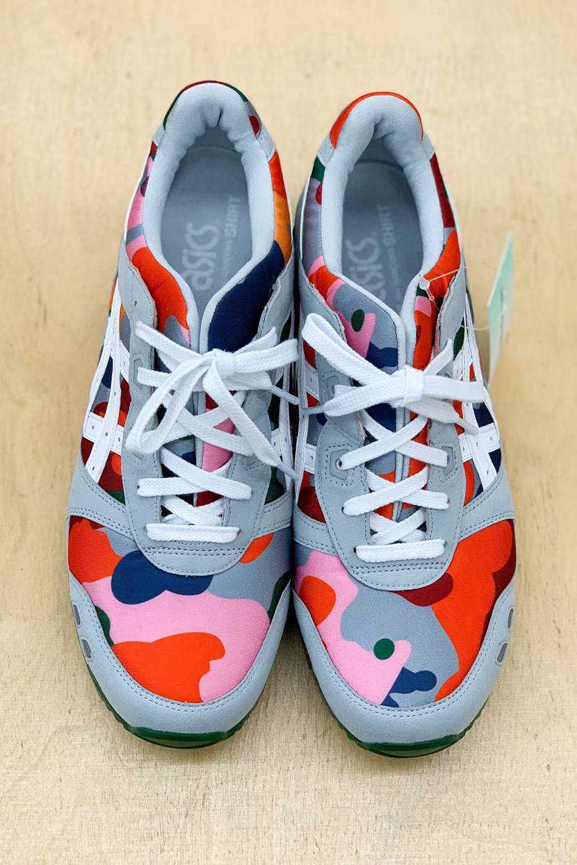 【7月発売予定】COMME desGARÇONS SHIRT × ASICS GEL-LYTE 3 "CAMOUFLAGE" 抽選/定価/販売店舗まとめ 2枚目