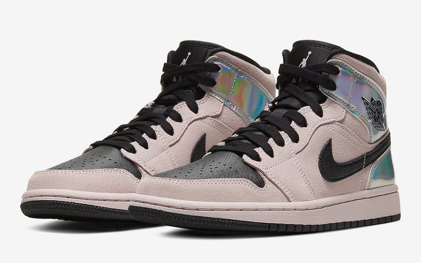 【販売リンクあり】2/15発売 NIKE AIR JORDAN 1 MID WMNS "PALE PINK/IRIDESCENT" 抽選/定価/販売店舗まとめ