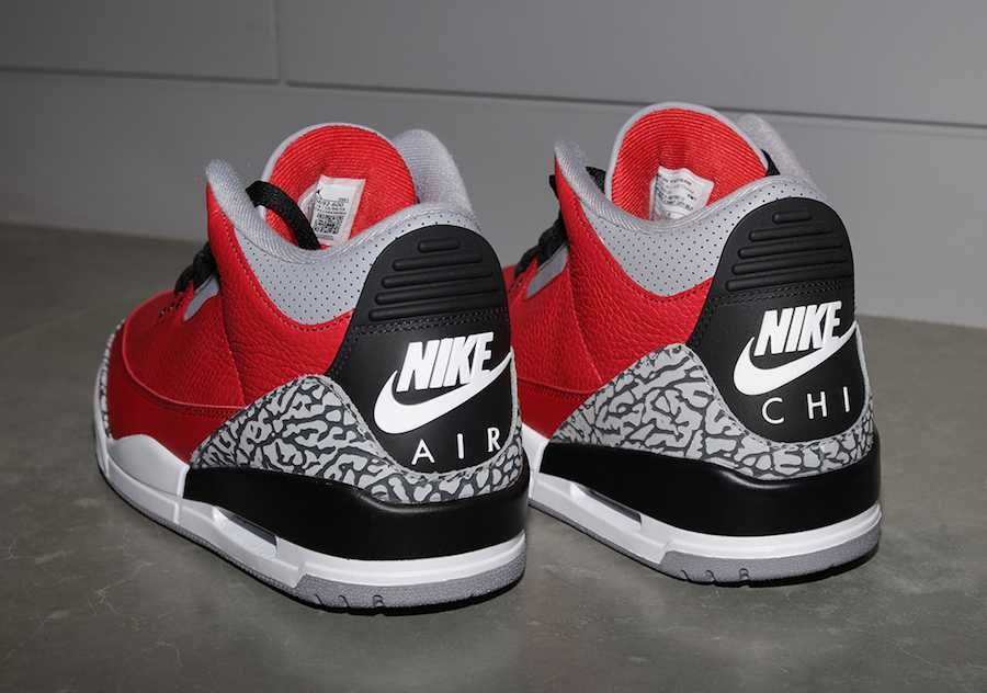 【スニダンで取扱中】2/15発売 NIKE AIR JORDAN 3 "RETRO U / RED CEMENT" 抽選/定価/販売店まとめ 3枚目