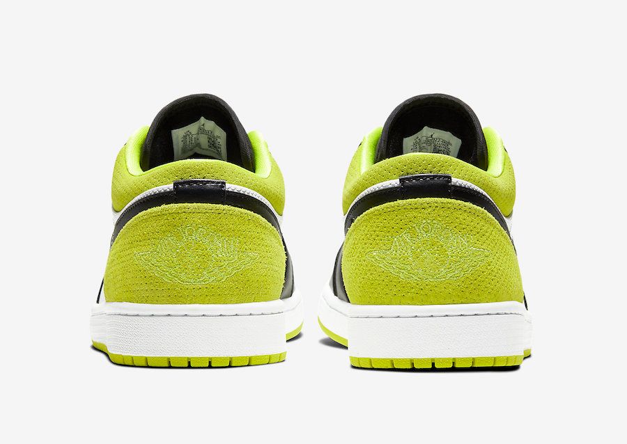 ナイキ エアジョーダン1 ロー "ブラック/サイバーホワイト" 5枚目