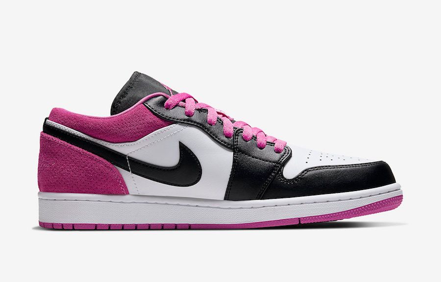 【販売リンクあり】4/1発売 NIKE AIR JORDAN 1 LOW SE"BLACK/WHITE-MAGENTA" 6枚目