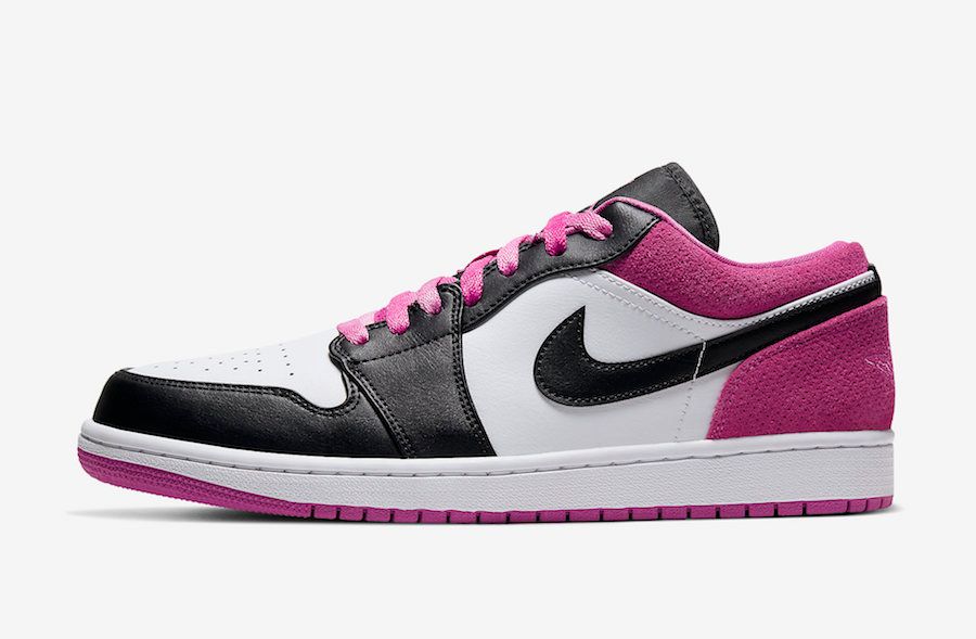【販売リンクあり】4/1発売 NIKE AIR JORDAN 1 LOW SE"BLACK/WHITE-MAGENTA" 5枚目