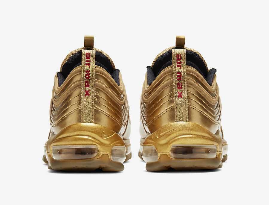 【販売リンクあり】4/10・4/14発売 NIKE AIR MAX 97 QS "GOLD MEDAL" 抽選/定価/販売店舗まとめ 7枚目
