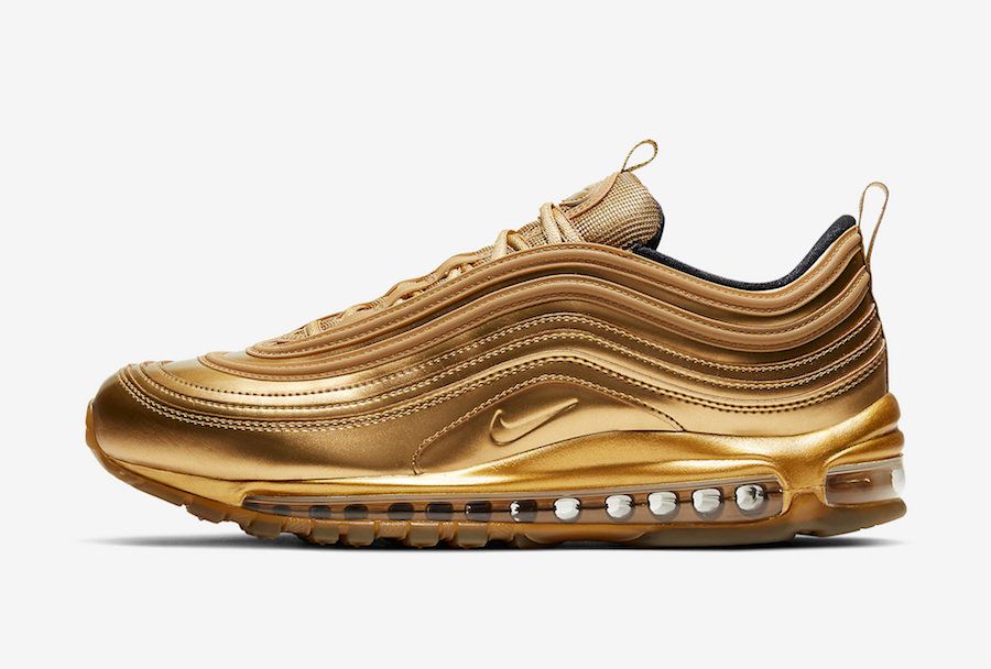 【販売リンクあり】4/10・4/14発売 NIKE AIR MAX 97 QS "GOLD MEDAL" 抽選/定価/販売店舗まとめ 5枚目