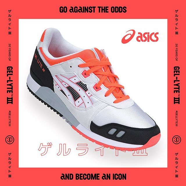 アシックス ゲルライト3 OG "ホワイト/オレンジ" 3枚目